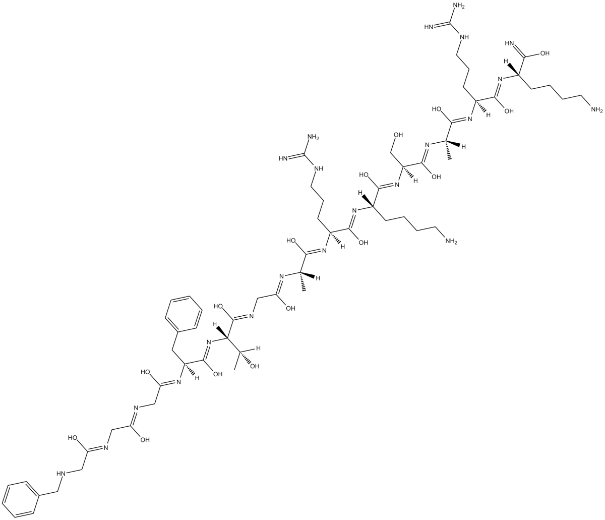 [Nphe1]Nociceptin(1-13)NH2图片