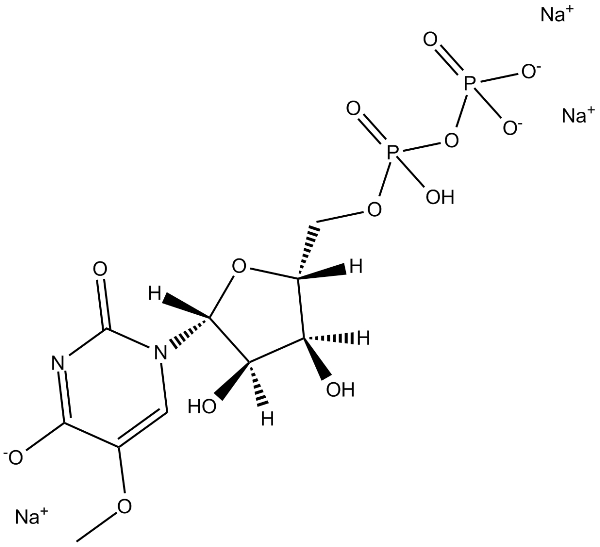 5-OMe-UDP trisodium salt图片