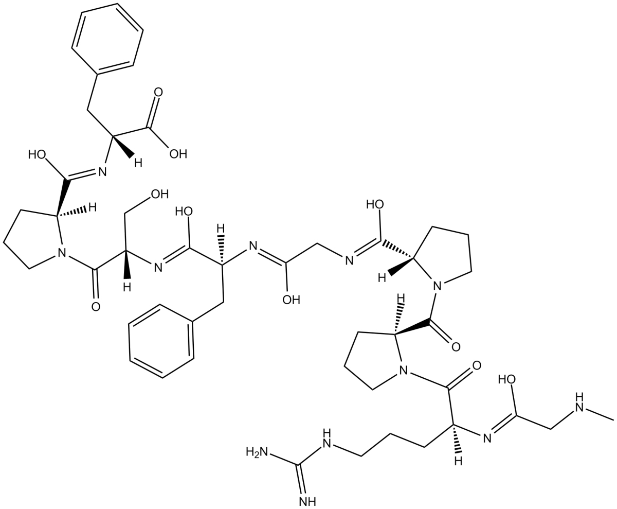 Sar-[D-Phe8]-des-Arg9-Bradykinin图片