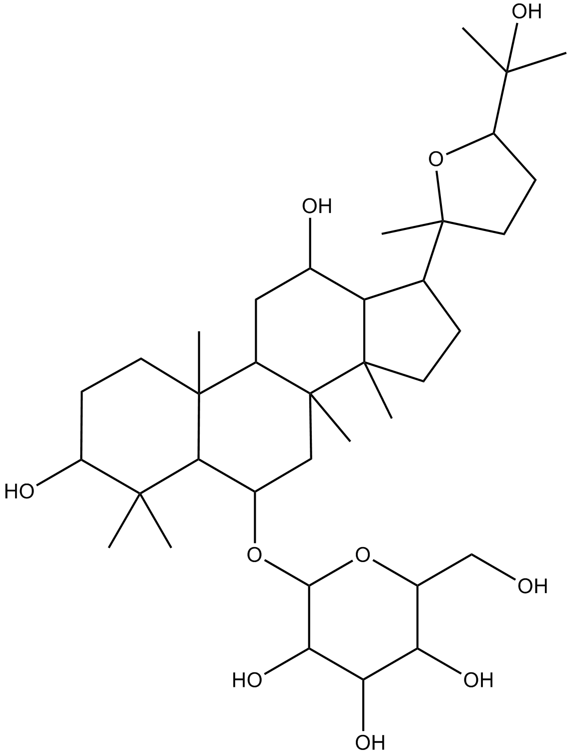 Pseudoginsenoside-RT5图片