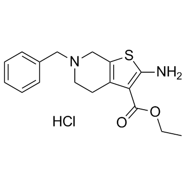 Tinoridine hydrochloride(Y-3642 hydrochloride)图片