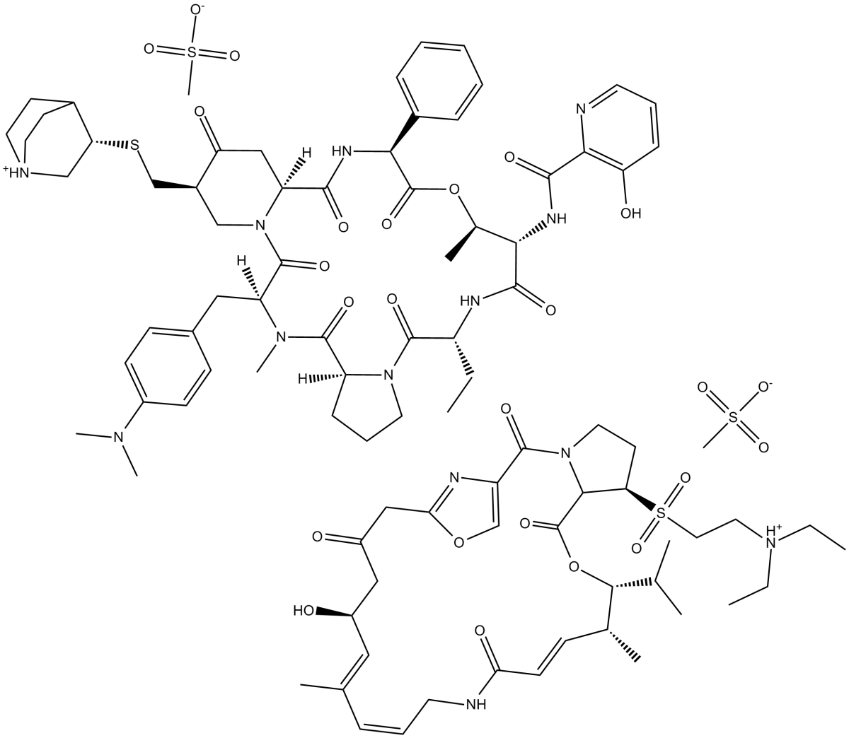 Quinupristin-Dalfopristin Complex(mesylate)图片