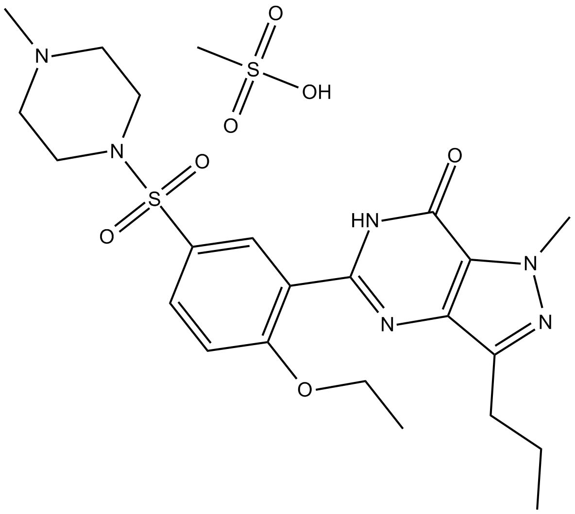 Sildenafil mesylate图片
