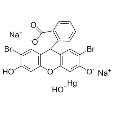 Merbromin(Mercury dibromofluorescein disodium salt)图片