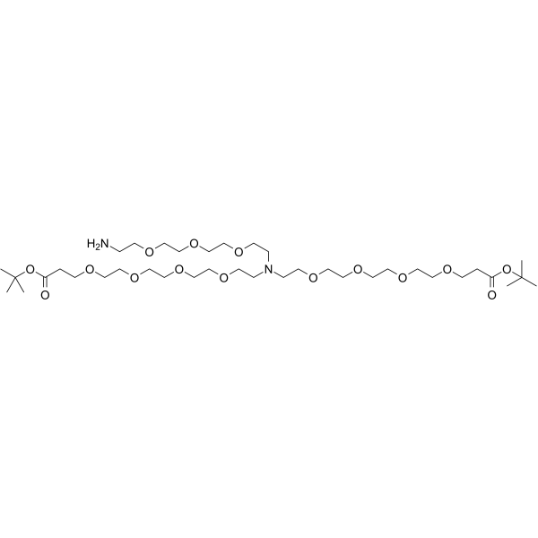 N-(Amino-PEG3)-N-bis(PEG4-Boc)图片
