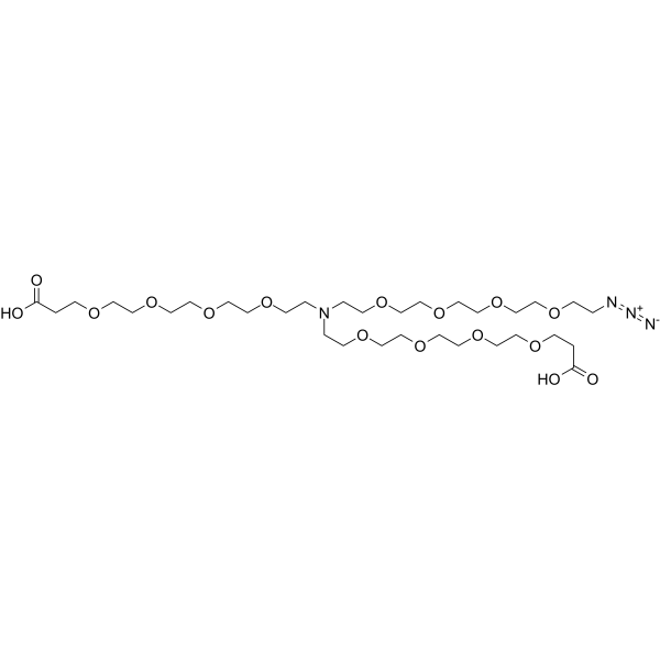 N-(Azido-PEG4)-N-bis(PEG4-acid)ͼƬ