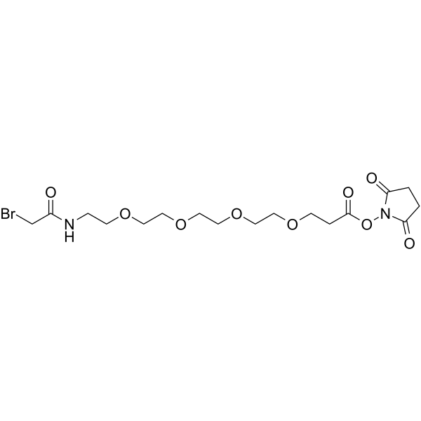 Bromoacetamido-PEG4-NHS ester图片