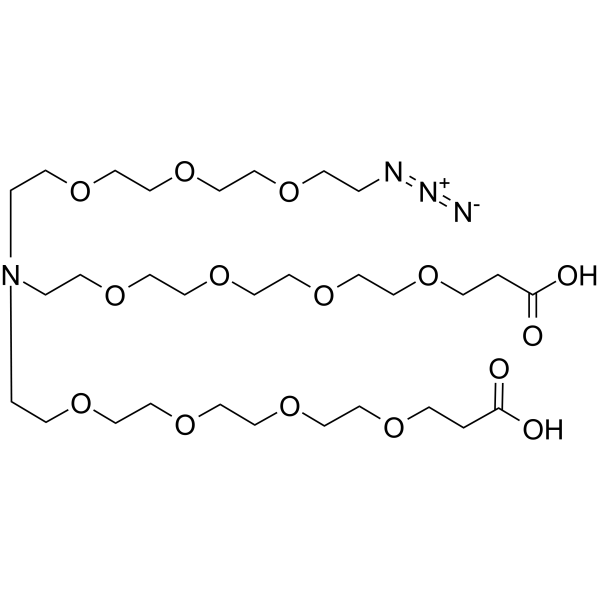 N-(Azido-PEG3)-N-bis(PEG4-acid)ͼƬ