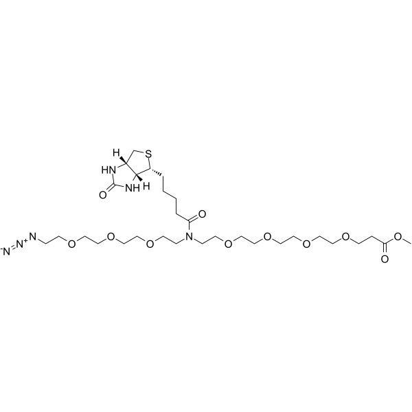 N-(Azido-PEG3)-N-Biotin-PEG4-methyl ester图片