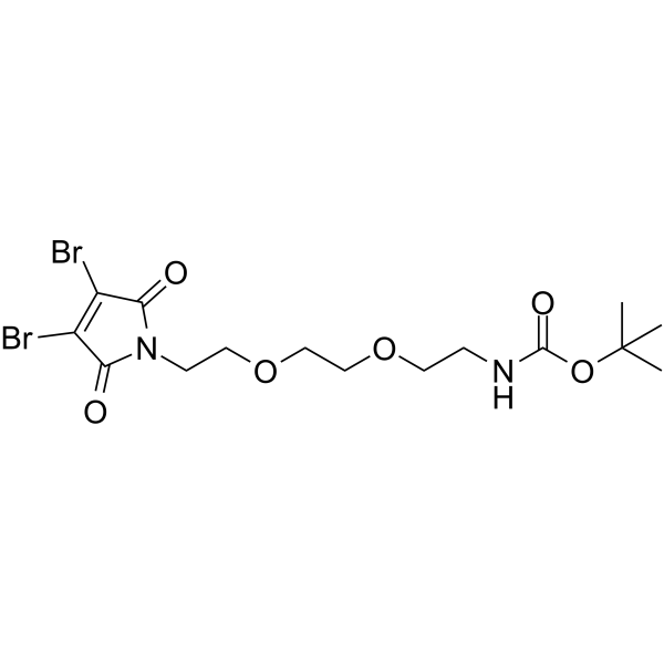 3,4-Dibromo-Mal-PEG2-N-Boc图片