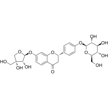Liguiritigenin-7-O-D-apiosyl-4'-O-D-glucoside图片