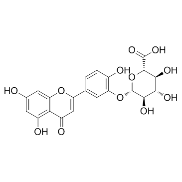 Luteolin-3-O-beta-D-glucuronide图片