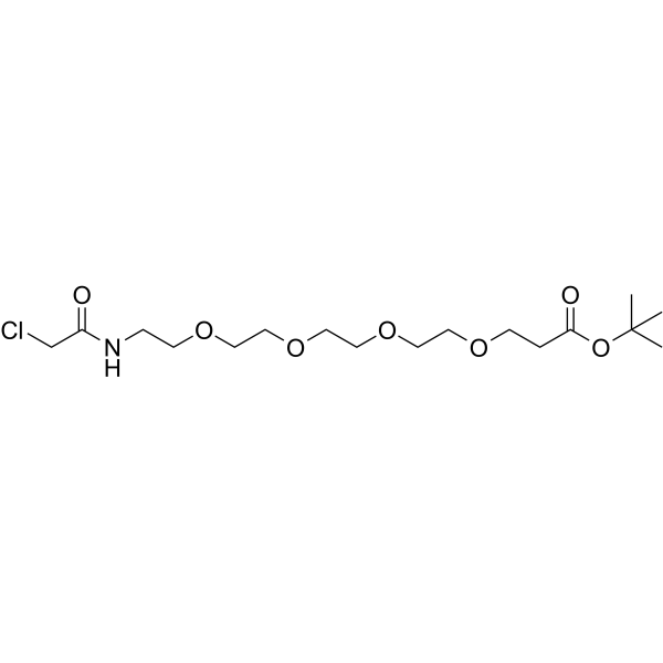 Chloroacetamido-PEG4-C2-Boc图片