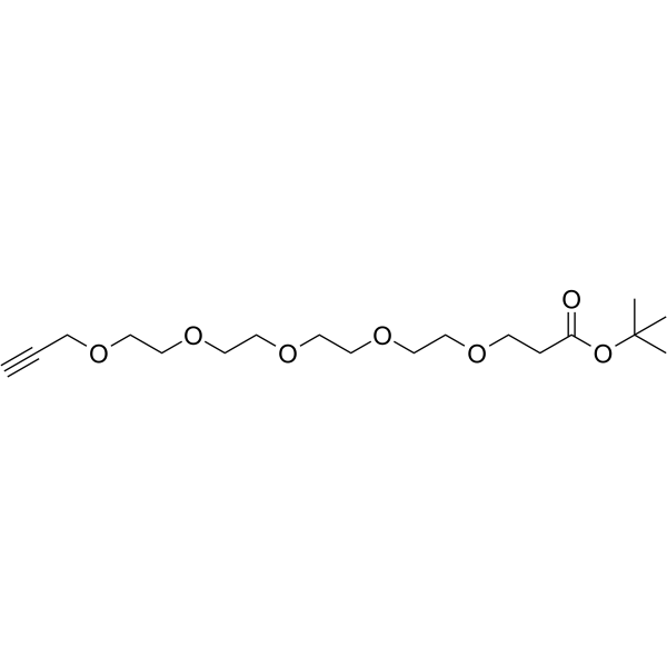 Propargyl-PEG4-CH2CH2-Boc图片