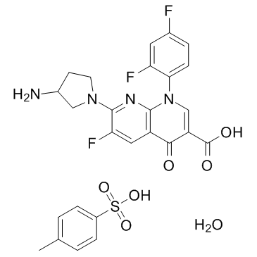 Tosufloxacin tosylate hydrate(A-61827 tosylate hydrate)图片