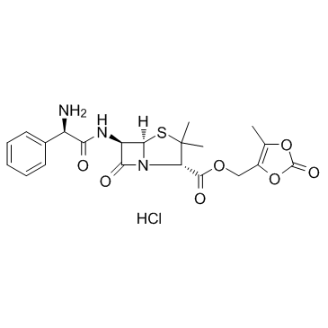 Lenampicillin hydrochloride(KBT 1585 hydrochloride)图片
