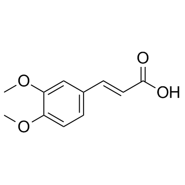 3,4-Dimethoxycinnamic acid(O-Methylferulic acid)图片
