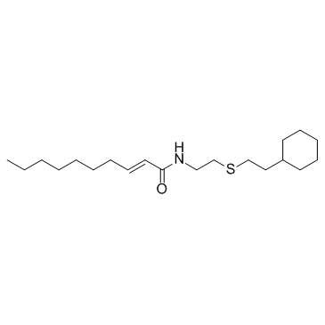 2-(E-2-decenoylamino)ethyl 2-(cyclohexylethyl)sulfide图片