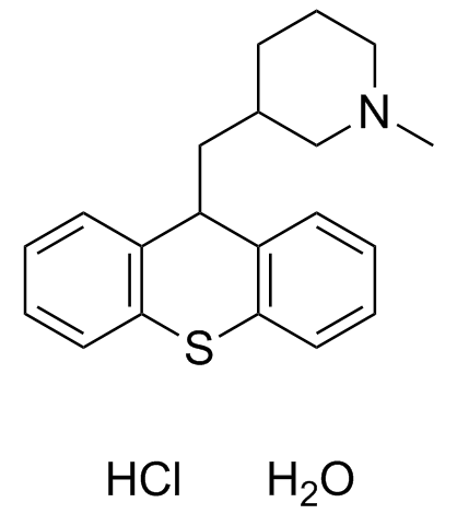 Metixene hydrochloride hydrate图片