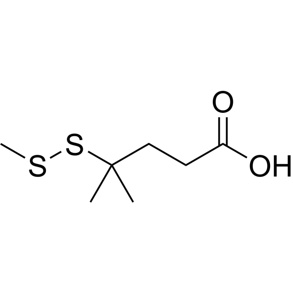 4-Methyl-4-(methyldisulfanyl)pentanoic acid图片