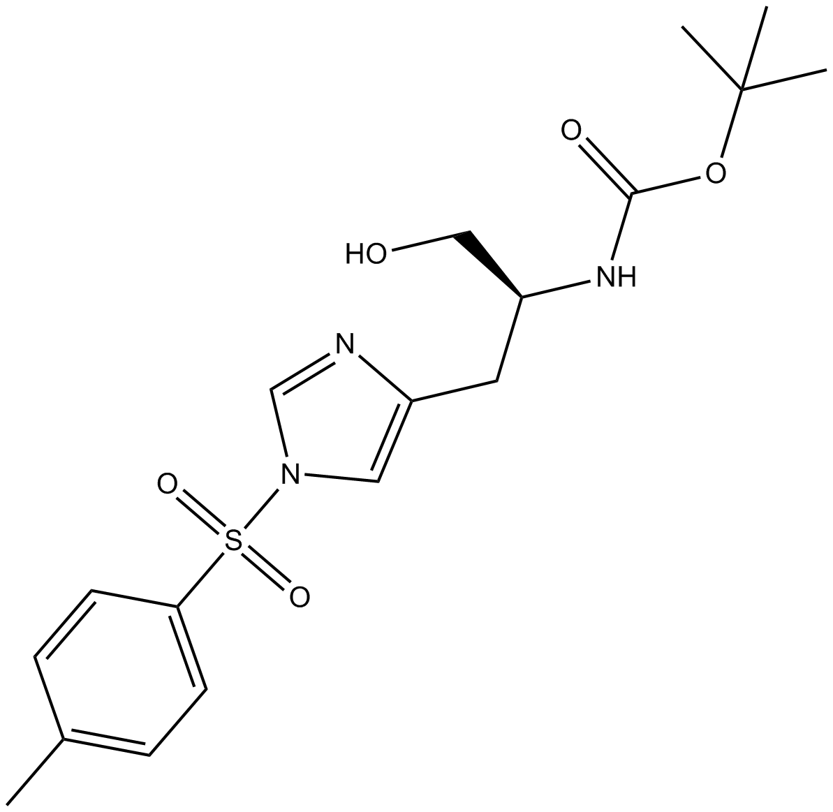 Boc-Histidinol(Tos)图片