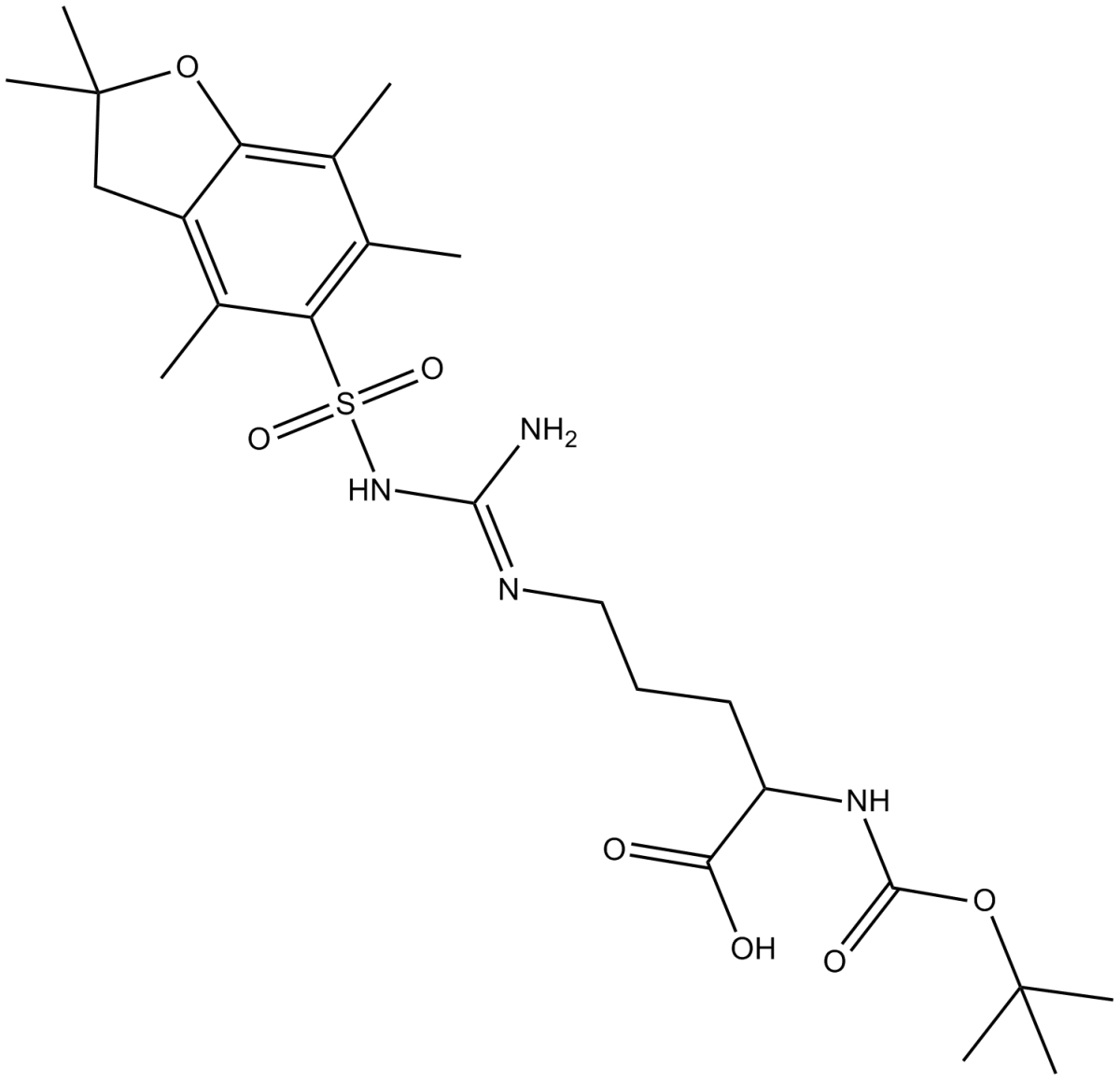 Boc-Arg(Pbf)-OH图片