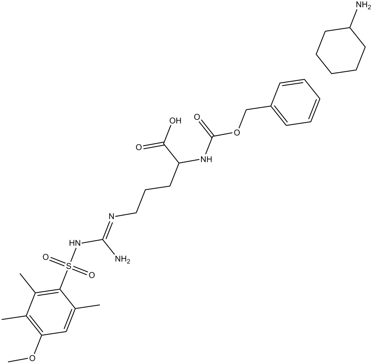 Z-Arg(Mtr)-OH·CHA图片