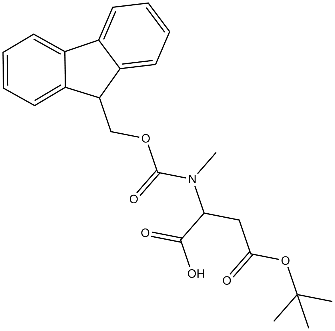 Fmoc-N-Me-Asp(OtBu)-OH图片