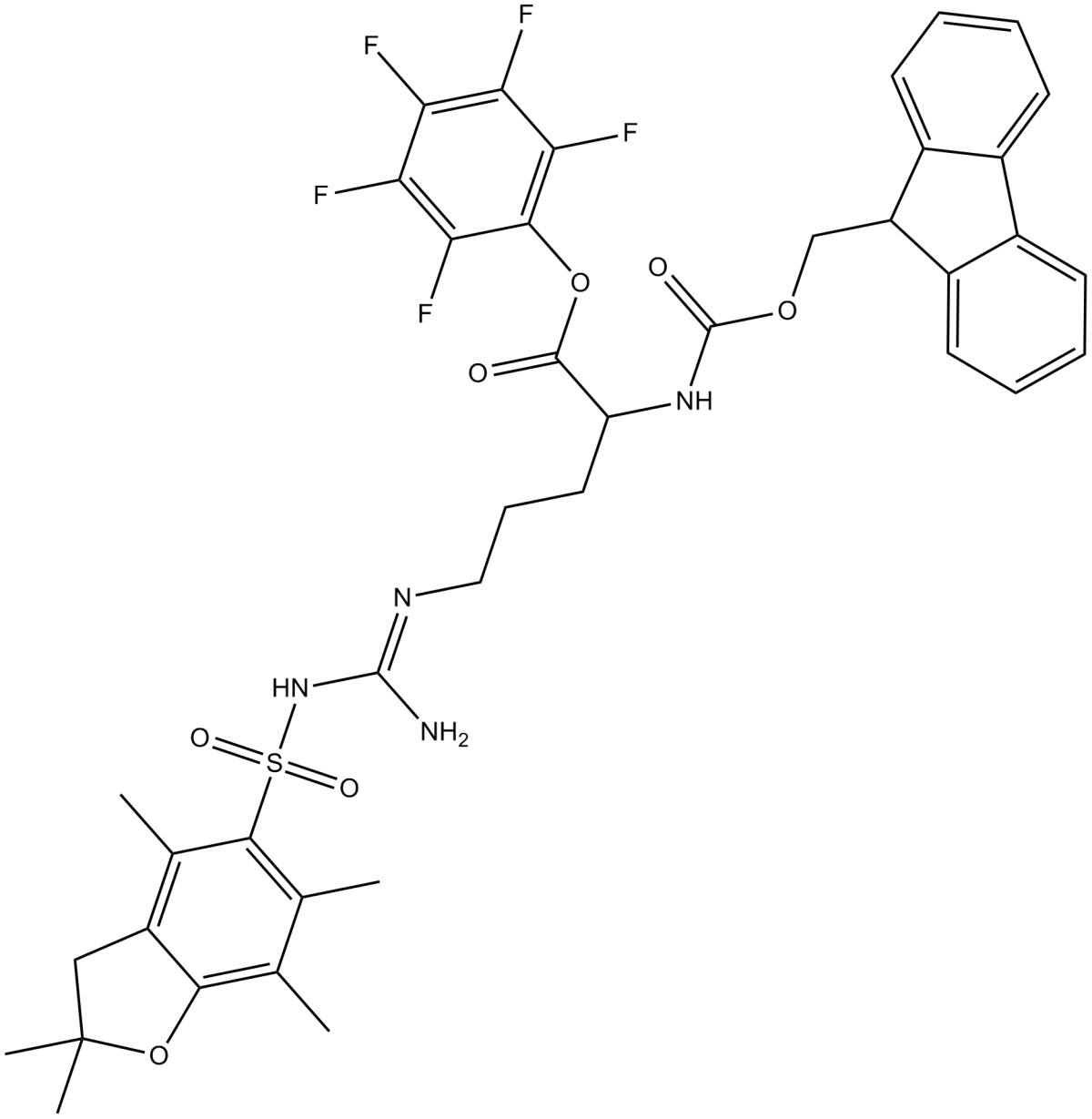 Fmoc-Arg(Pbf)-OPfp图片