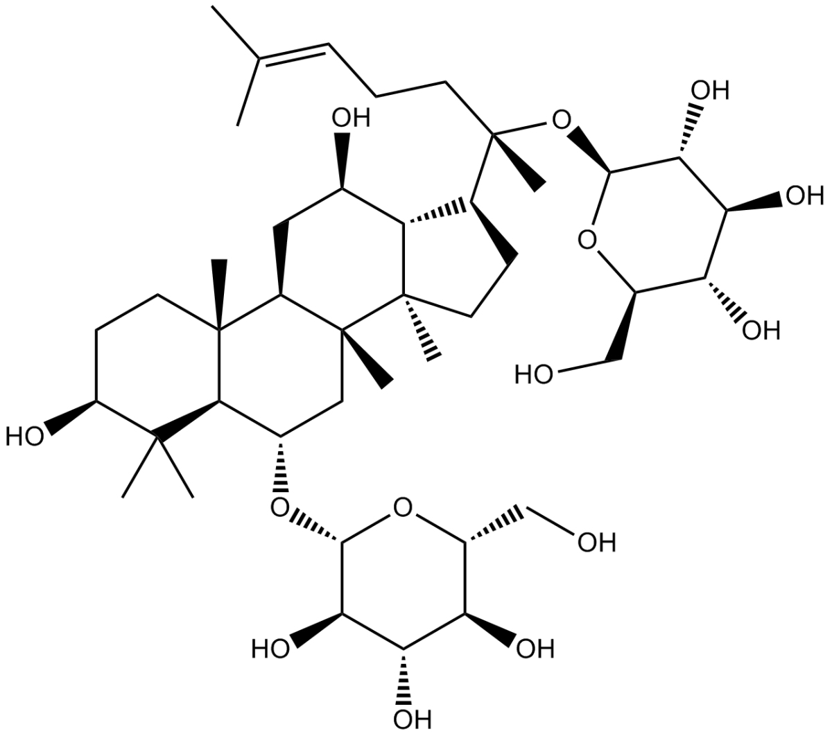 Ginsenoside Rg1图片