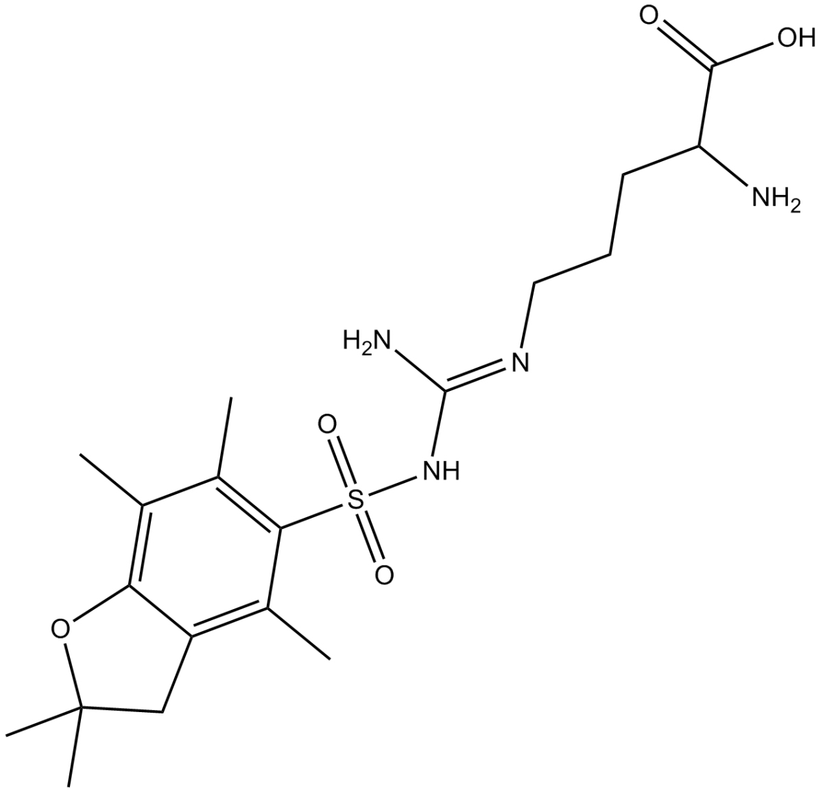 H-D-Arg(Pbf)-OH图片