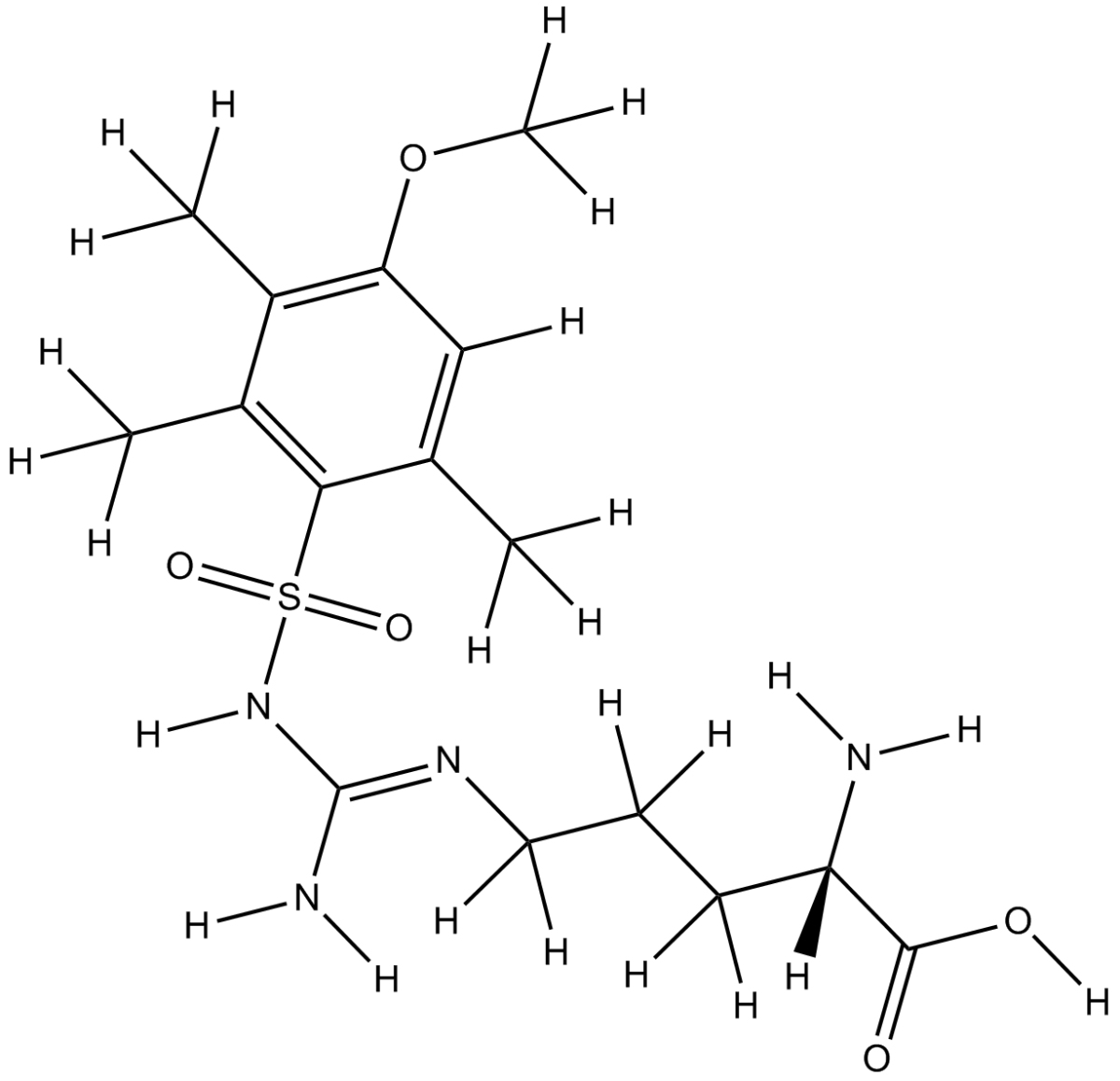 H-Arg(Mtr)-OH,1/2H2O图片