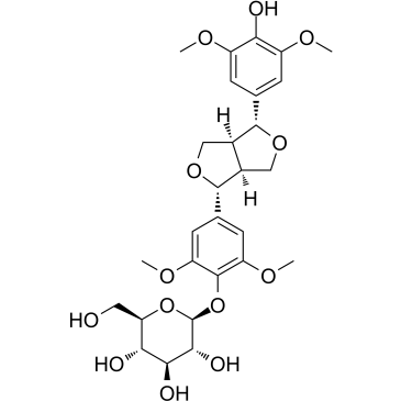 Episyringaresinol 4'-O-β-D-glncopyranoside图片