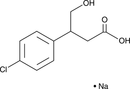 3-(4-Chlorophenyl)-4-hydroxybutyric Acid(sodium salt)图片