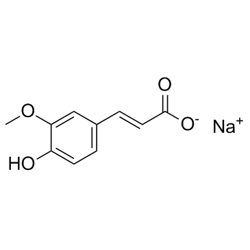 Ferulic acid sodium(Sodium ferulate)图片