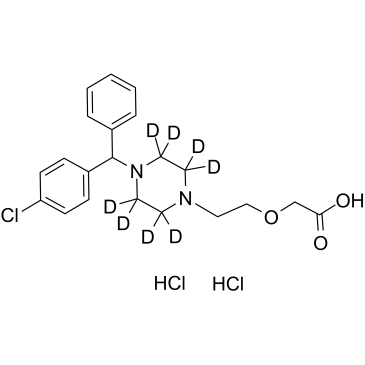 Cetirizine D8 dihydrochloride图片