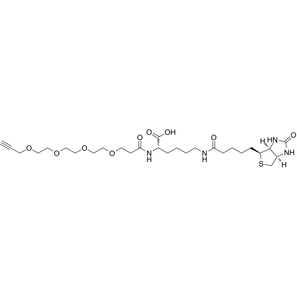 N-(Propargyl-PEG4)-biocytin图片