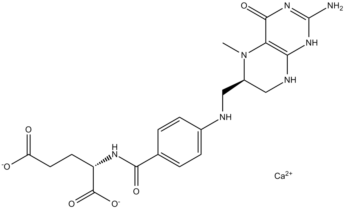 Calcium N5-methyltetrahydrofolate图片