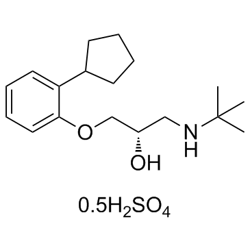 Penbutolol sulfate((-)-Terbuclomine)图片