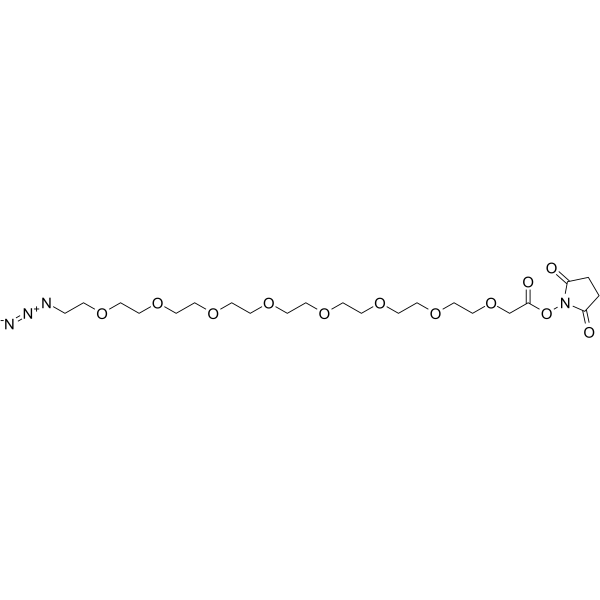 Azido-PEG8-C1-NHS ester图片