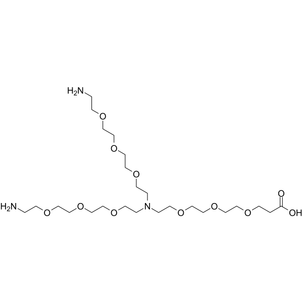 N-(PEG3-acid)-N-bis(PEG3-amine)图片