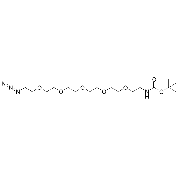 Boc-NH-PEG5-azide图片