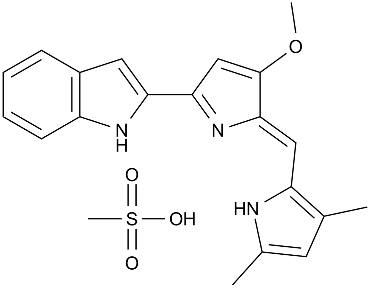 Obatoclax mesylate(GX15-070)图片