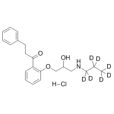 Propafenone D7 hydrochloride(SA-79(D7 hydrochloride))图片