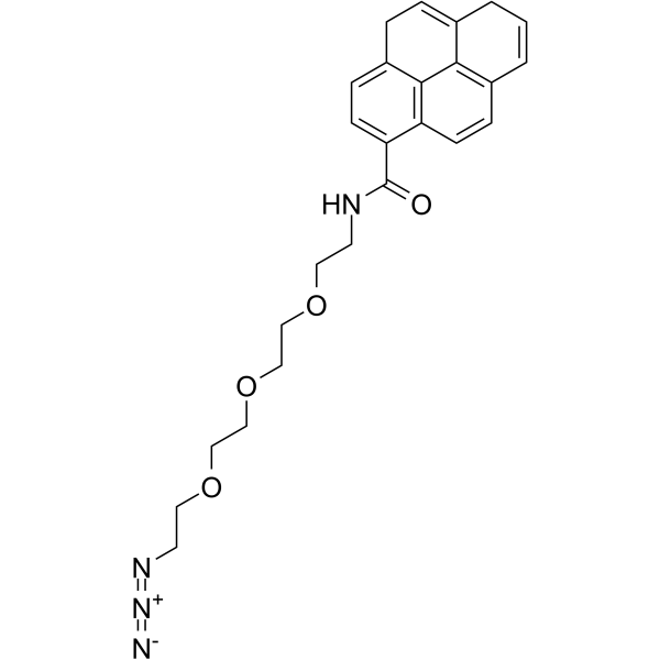 Pyrene-amido-PEG4-azide图片