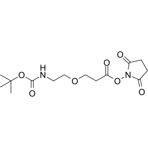 Boc-N-PEG1-C2-NHS ester图片