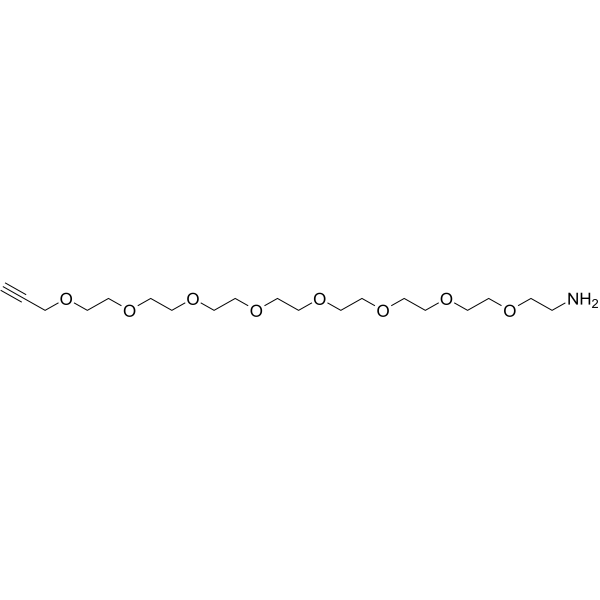 Propargyl-PEG8-NH2图片