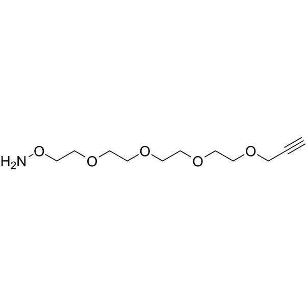 Aminooxy-PEG4-propargyl图片