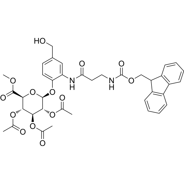 Me-triacetyl-β-D-glucopyranuronate-Ph-CH2OH-Fmoc图片