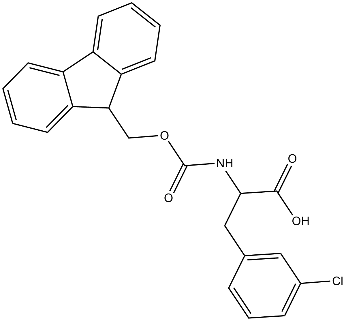 Fmoc-D-Phe(3-Cl)-OH图片
